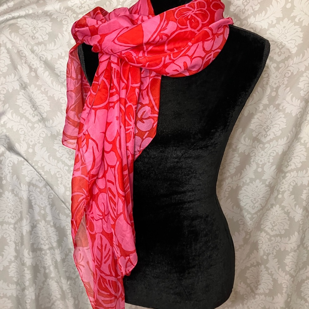 Vintage Sengalini Oversize Scarf Made in Italy - Picture 3 of 12